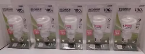 5 Pkgs Feit 23 Watt EcoBulb Plus Mini Twist 100 Watt Replacement BPESL23TM-ECO - Picture 1 of 7