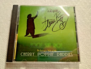 Cherry Poppin Daddies SIGNED WITH TICKET CD Autograph 1998 Zoot Suit Riot MINT - Picture 1 of 3
