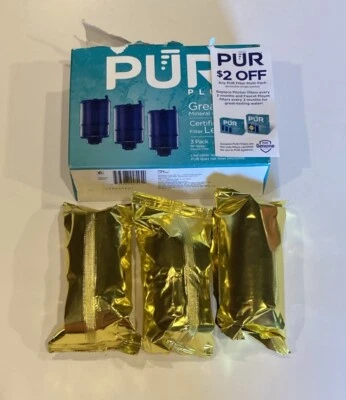 PUR Plus Faucet Water Filter 3 Pack RF-9999 Genuine OEM - Image 1 of 4