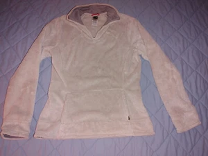 Vintage The North Face Women’s Sherpa 1/4 Zip Pullover Kangaroo Pocket Medium - Picture 1 of 8