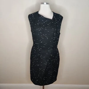 Phillip Lim Speckled Tweed Dress 8 Women's Silk Lined Sleeveless Asymmetric Neck - Picture 1 of 6