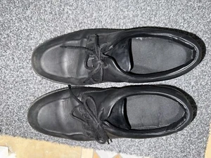 Boys Leather School Shoes Smart Formal Back To School Shoes - Picture 1 of 5