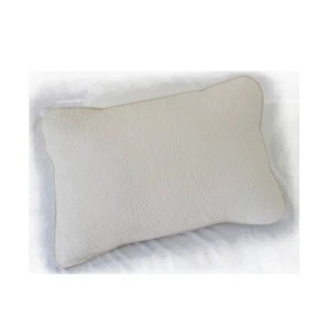 Pillow Overlay wt 4 corner banding 60 X 40 cm Cotton Quilt Ivory Korea - Picture 1 of 5