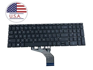 New For HP 17-by1071cl 17-by0022cl 17-by0071cl 17-by0070cl Laptop Keyboard Black - Picture 1 of 6