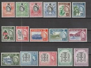 Jamaika 1956/58 SG 159/174 MNH - Bild 1 von 2