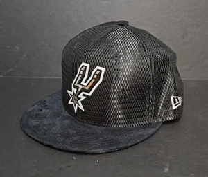 New Era 59FIFTY NBA San Antonio Spurs Official On Court Fitted Hat 7 3/8 - Picture 1 of 13