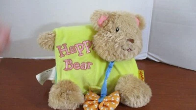 SOFT PLAY~Yellow Plush HAPPY BEAR Cloth BOOK - Image 1 of 4