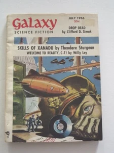 GALAXY SCIENCE FICTION MAGAZINE, JULY 1956, CLIFFORD SIMAK, THEODORE STURGEON - Imagen 1 de 2