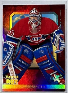2016-17 FLEER SHOWCASE eX PATRICK ROY CREDENZIALI ESSENZIALI FUTURO #ED/22 RARO - Foto 1 di 2
