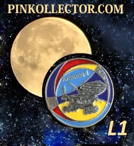 Space Mooncar -1 seltene Metall Pin Rückseite. IN01 - Bild 1 von 2