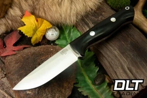 Bark River Bravo 1 A2 Black Canvas Micarta - Rampless - Picture 1 of 4