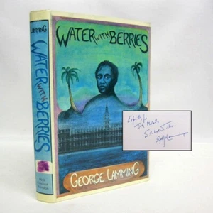 Water with Berries SIGNED by George Lamming 1972 First US edition Holt ex-lib - Bild 1 von 11