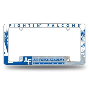 Air Force Academy Falcons Chrome Metal License Frame with Bold Full Frame Design - Picture 1 of 6