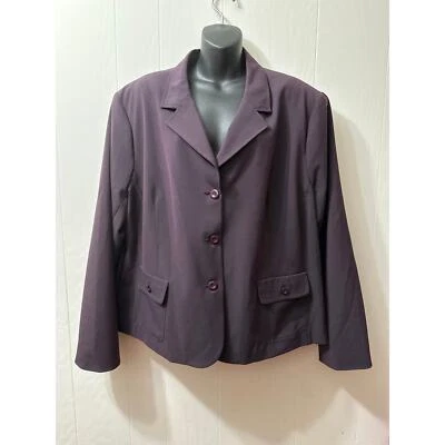 Chaqueta Blazer Avenue Talla 30 Forrada, Púrpura Foto 1 de 4