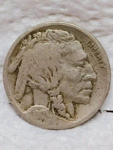 1917 D ~ BUFFALO NICKEL ~ CH F - Picture 1 of 2
