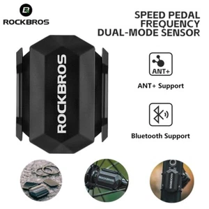 ROCKBROS ANT+ Bike Speed Cadence Sensor Bluetooth Waterproof Bicycle Dual Sensor - Picture 1 of 11