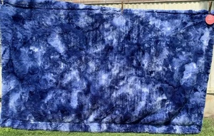 Nähen Sie süße Minky bunte blaue Decke 60 "x 35" weich kuschelig - Bild 1 von 5