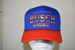 Magellan Outdoors Men's Busch Light Cap 182854 Blue/Red NWT - Picture 1 of 4