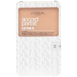 L'OREAL Accord Parfait GENIUS 4.N BEIGE 4 in 1 Compact Foundation New Sealed - Picture 1 of 2