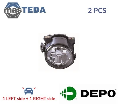 445-2002R-UE FOG LIGHT LAMP PAIR LORO 2PCS FOR VW LUPO 1L,1.4L,1.7L,1.2L,1.6L - Image 1 of 4