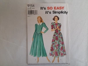 Simplicity Pattern - Misses'/Miss Petite Dress (6-16) #9154 - Uncut - Picture 1 of 6
