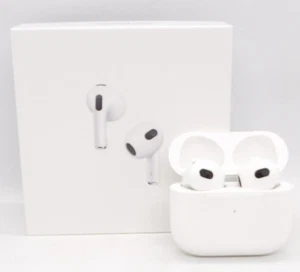 Autentiche cuffie Apple AirPods 3 bianche nell'orecchio A2897 MPNY3LL/A - Foto 1 di 7