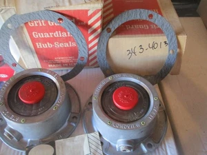 New NOS Stemco Hub Housing and Gasket Cap (2) # 343-4013 Clear Window Parts - Foto 1 di 1