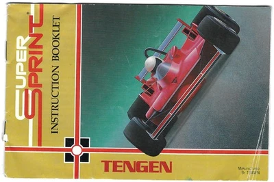 MANUAL ONLY Super Sprint (Nintendo Entertainment System, 1989) Authentic - Image 1 of 3