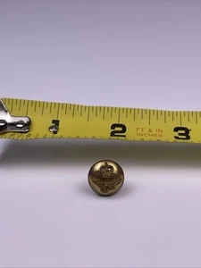 British Military Royal Air Force RAF Small Brass Button GAUNT LONDON ENG - Picture 1 of 4