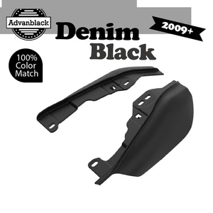 Deflector de aire de marco medio negro denim para Harley Street Road Electra Glide 2009+ - Imagen 1 de 9