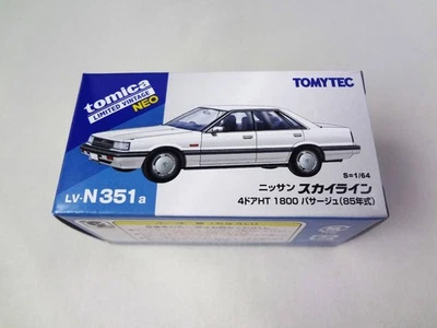 Tomica Vintage Neo 1/64 Nissan Skyline 4 porte HT 1800 Passage 1985 LV-N351a - Immagine 1 di 4