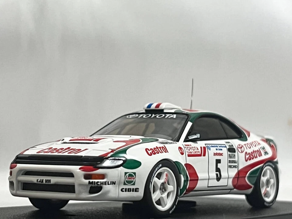 HPI 1/43 Celica Turbo 4WD 1994 Tour de Corse Didier Auriol - Immagine 1 di 4