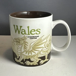 Starbucks Coffee WALES Global Icon Cymru Dragon Collector Series Cup Mug 16oz - Picture 1 of 8