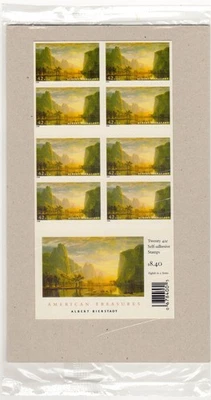 Scott #4346a Alfred Bierstadt Yosemite Booklet of 20 Stamps - Sealed - Image 1 of 4
