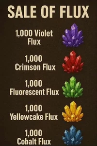 Fallout 76 PlayStation Items! 1000 Of Each Flux (5k Total)! - Picture 1 of 1