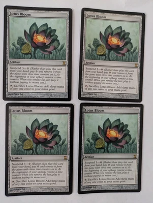 4 Lotus Bloom Time Spiral MTG NM Free shipping with tracking - Image 1 of 2