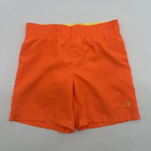 Op Shorts Beach Youth Boy XS 4-5 Orange Logo Embroidered …#25467 - Picture 1 of 10