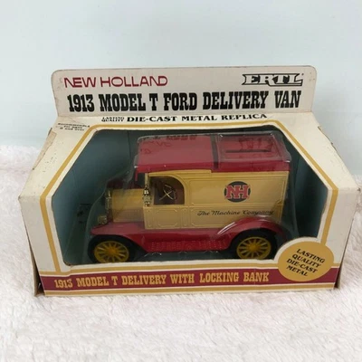 ERTL New Holland The Machine Company 1913 Modelo T Ford Delivery Van Die-Cast Foto 1 de 4