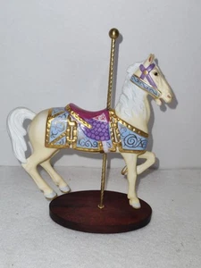 Franklin Mint Treasury of Carousel Art "Man Of War" Pferd Sammlerstücke 1990 - Bild 1 von 5
