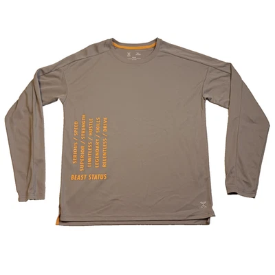 Xersion Everair Men’s XL Gray Long Sleeve Shirt Beast Status Athletic Pre-Owned - Image 1 of 4