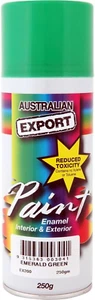 Enamel Interior and Exterior Paint Spray, Green Emerald, 250 G - Picture 1 of 2