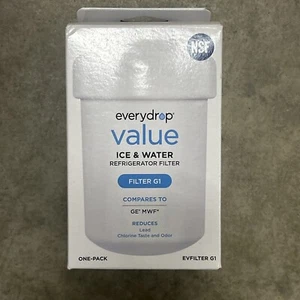 Everydrop Value by Whirlpool, Replacement for GE MWF Refrigerator Water Filter, - Picture 1 of 6