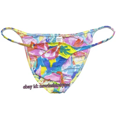 Para hombres Calzoncillos descarados Ropa interior Hipster Acanalados Espalda Calzoncillos Bikini Natación Lencería Foto 1 de 4