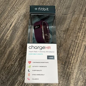Pulsera de actividad inalámbrica Fitbit Charge HR - grande - ciruela. Caja abierta nunca usada - Imagen 1 de 6