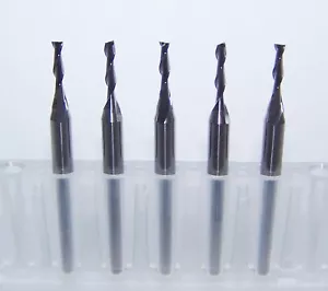 (5) - 2.00mm (.0787") CARBIDE END MILLS, 2 FLUTE KYOCERA RBE-200 - Picture 1 of 2