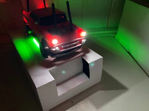 Radiation King RC Vintage 57 Chevy Bel Air now upcycled 4WD Drift Racing car - Picture 1 of 13