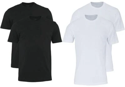 OLYMP Herren Männer T-Shirt Doppelpack 2X Rundhals Shirt Modern Regular Fit Neu