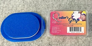 lotto 2 attrezzi FREE MOTION QUILTING quilters grip e PASTIGLIE senza marchio (no guanti!!) - Foto 1 di 9