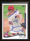 2014 Topps CC C.C. LEE Signed Card autograph auto INDIANS TAIWAN RC