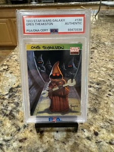 1993 Topps Star Wars Galaxy Series 1 #130 - Jawas - Greg Theakston- Auto ๐ฅ๐ฅ - Picture 1 of 2